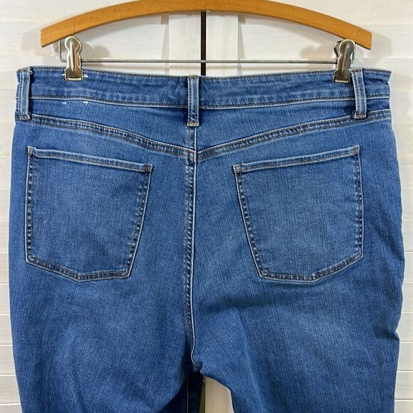 Talbots Capri Jeans Size 12P Pedal Pusher Crop Stretch - Picture 7 of 13